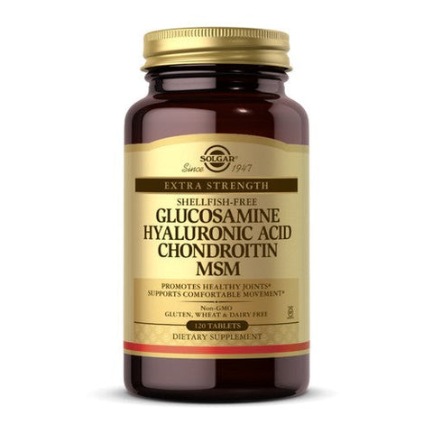 Solgar, Glucosamine Hyaluronic Acid Chondroitin Msm, 120 Tabs Solgar