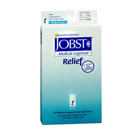 Relief Women'S Firm Support Open-Toe Knee Highs Beige Extra Large 1 Each by Jobst