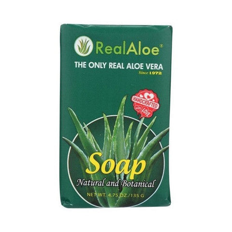 Real Aloe, Organically Grown Aloe Vera Skin Bar Soap, 4.75 Oz Real Aloe