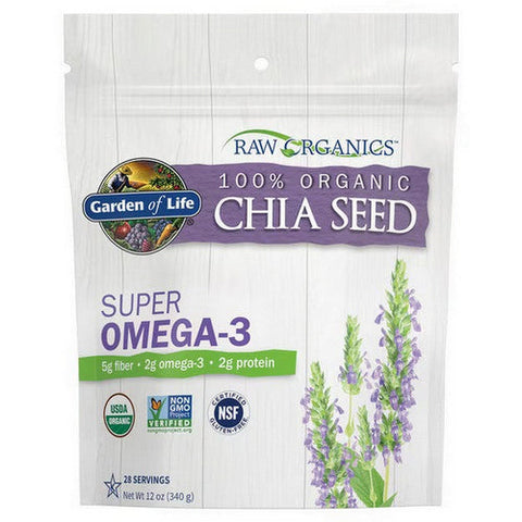 Raw Organics Chia Seeds 12 Oz by Garden of Life