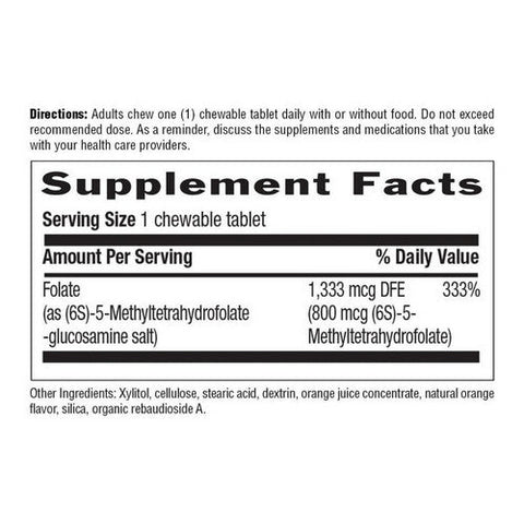 Country Life, Methylfolate, 1333 mcg, 60 Lozenges Country Life