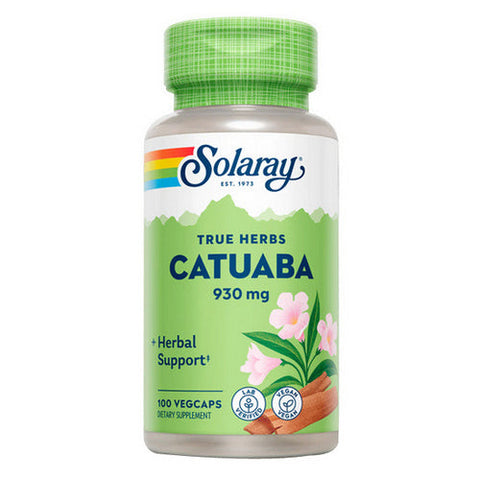 Solaray, True Herbs Catuaba, 465 Mg, 100 Veg Caps Solaray