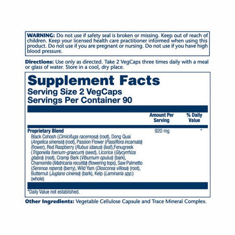 Solaray, Female Hormone Blend SP-7C, 180 Veg Caps Solaray