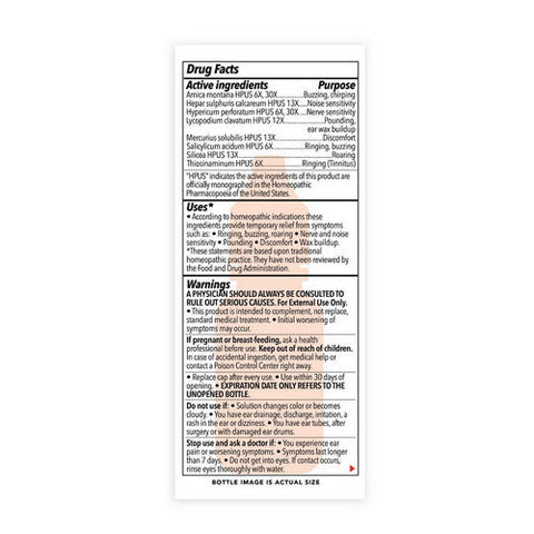 The Relief Products, Ring Relief Homeopathic Ear Drops, 0.33 oz The Relief Products
