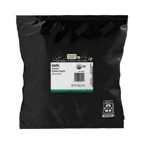 Frontier Coop, Organic Granulated Garlic, 16 Oz Frontier Coop