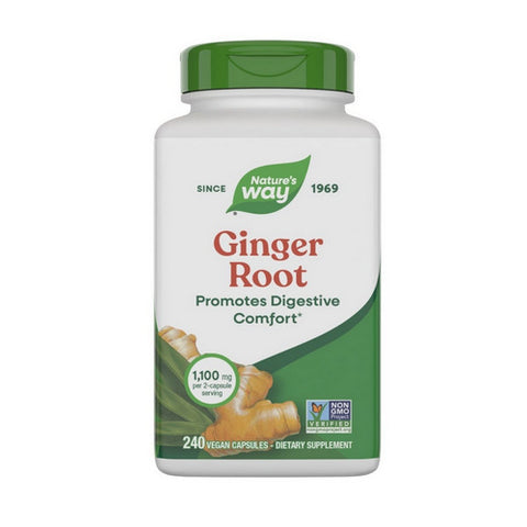 Ginger Root 240 Veg  Caps by Nature's Way
