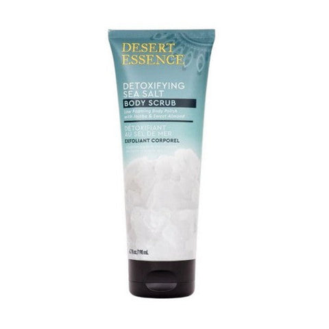 Desert Essence, Detoxifying Sea Salt Body Scrub, 6.7 Oz Desert Essence