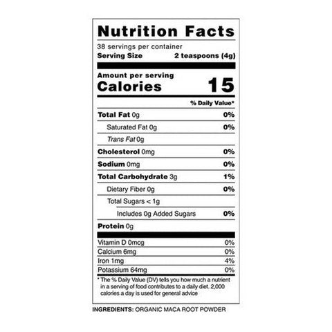 Bare Organics, Organic Maca Powder, 8 Oz Bare Organics