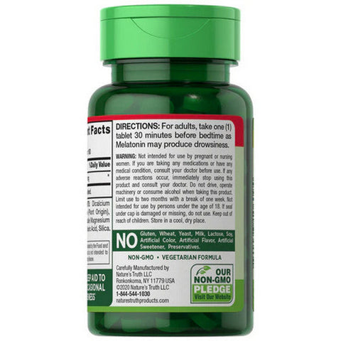 Nature's Truth, Sleep Melatonin, 1 Mg, 180 Tabs Nature's Truth