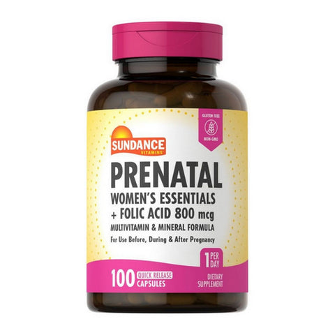 Prenatal Women'S Essentials + Folic Acid 100 Caps by Sundance