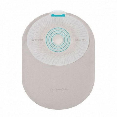 Coloplast, Filtered Ostomy Pouch SenSura  Mio One-Piece System Midi 5/8 to 1-3/4 Inch Stoma Closed End Flat, Tr, Box Of 30