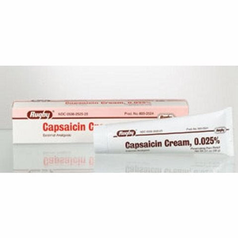 Rugby, Topical Pain Relief Strength Capsaicin Cream, 2.1 Oz Rugby