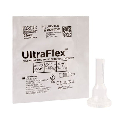 Male External Catheter Self-Adhesive Seal Small Count of 100 by Bard