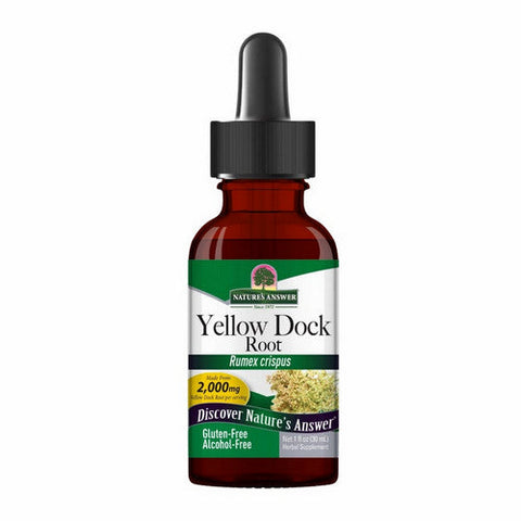 Nature's Answer, Yellow Dock Root Alcohol Free, 2000 Mg, 1 Oz Nature's Answer
