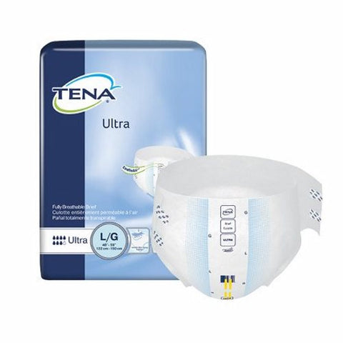 Unisex Adult Incontinence Brief Large Disposable Heavy Absorbency 67351 Count of 2 by Tena