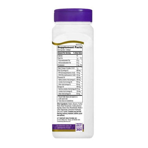 21st Century, Triple Omega Complex 3-6-9, 90 Softgels 21st Century