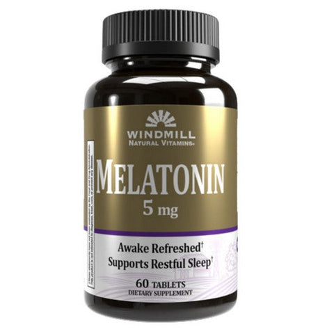 Windmill, Melatonin, 5 Mg, 60 Tabs Windmill