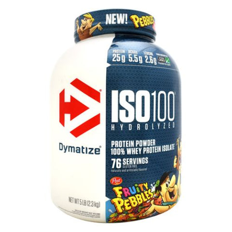Dymatize, Iso 100, Fruity Pebbles 5 lbs Dymatize