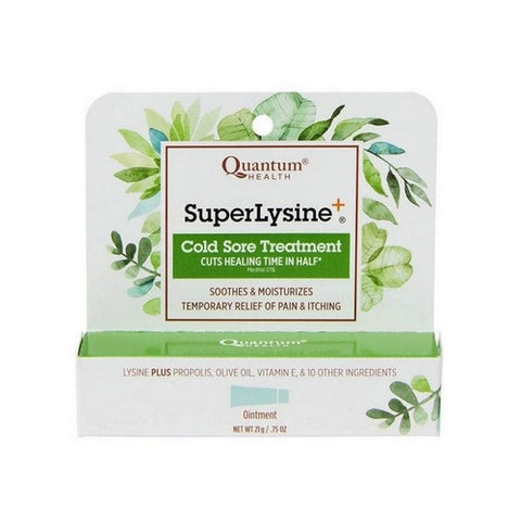 Quantum Health, Super Lysine Plus Cold Sore Treatment Ointment, 0.75 Oz Quantum Health