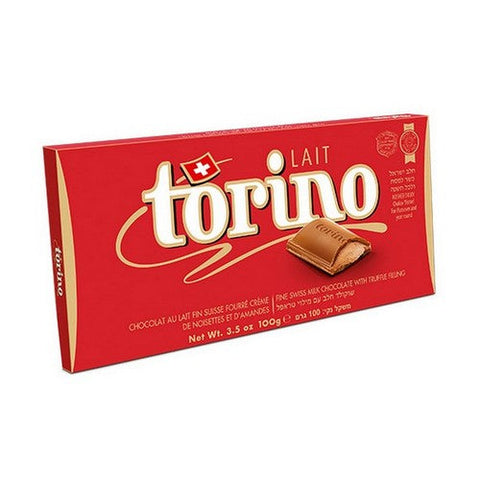 Camille Bloch, Torino Swiss Milk Chocolate Bar With Truffle Filling, 3.5 Oz(Case Of 18)