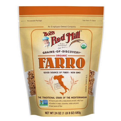 Bobs Red Mill, Grain Farro, Case of 4 X 24 Oz Bobs Red Mill