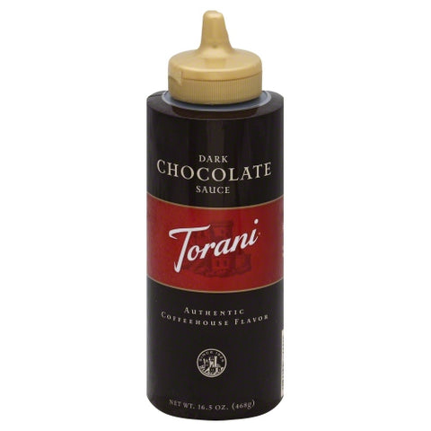Puremade Dark Choc Sauce Case of 4 X 16.5 Oz by Torani
