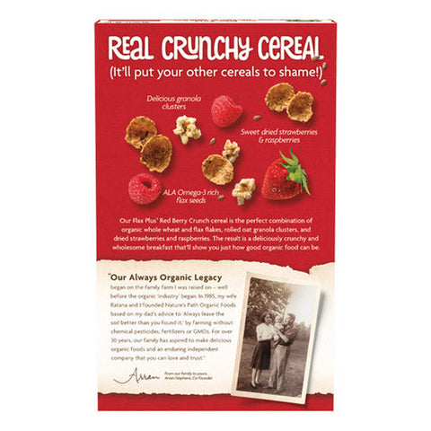 Natures Path, Organic Flax Plus Red Berry Crunch, 10.6 Oz(Case Of 12) Natures Path