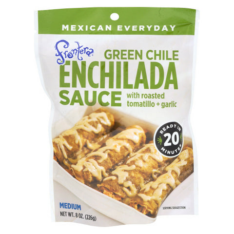 Enchilad A Green Chile Sauce Case of 6 X 8 Oz by Frontera