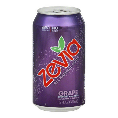 Zevia, Soda Grape Soda, Case of 4 X 72 Oz Zevia