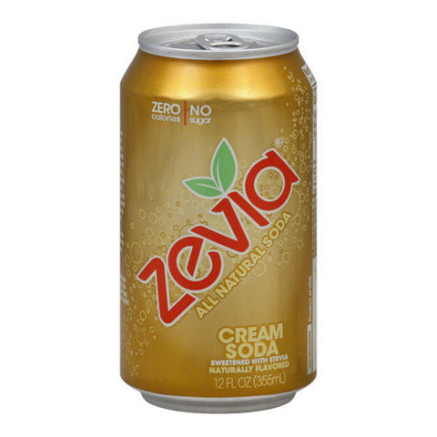 Zevia, Soda Cream Zero Calorie, Case of 4 X 72 Oz Zevia