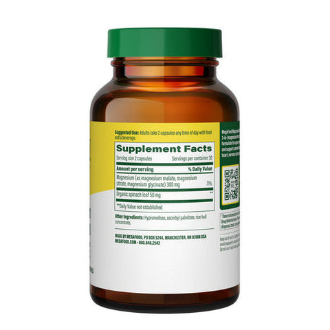 MegaFood, Magnesium, 300 Mg, 60 Tabs MegaFood