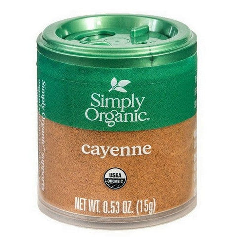 Simply Organic, Organic Cayenne Pepper, 0.53 Oz (Case of 6) Simply Organic