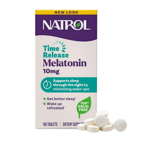 Time Release Melatonin 100 Tablets by Natrol