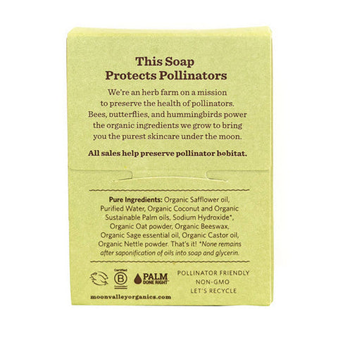 Moon Valley Organics, Herbal Soap Sage, 4 Oz Moon Valley Organics