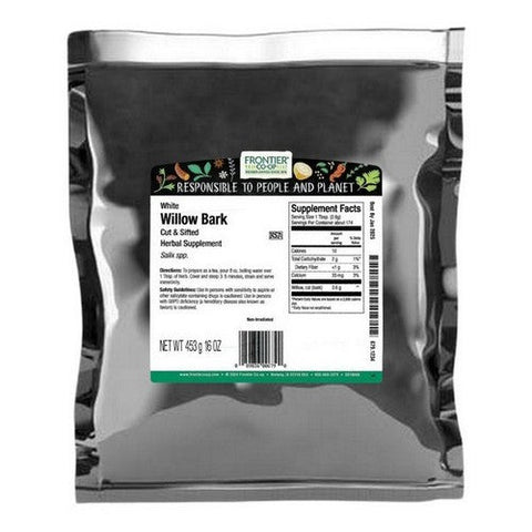 Willow Bark Cut & Sifted 1 Lb by Frontier Coop