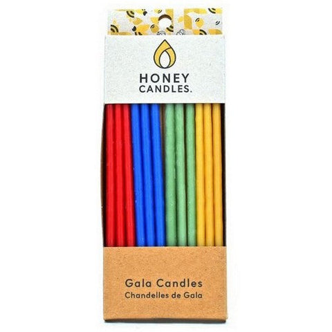 Honey Candle Co., Gala Beeswax Natural Candles Royal, 12 Count Honey Candle Co.
