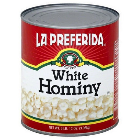 Hominy Beans 108 Oz(Case Of 6) by La Preferida