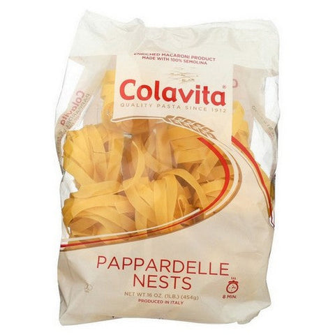 Colavita, Organic Pappardelle Nest Pasta, 16 Oz(Case Of 12) Colavita