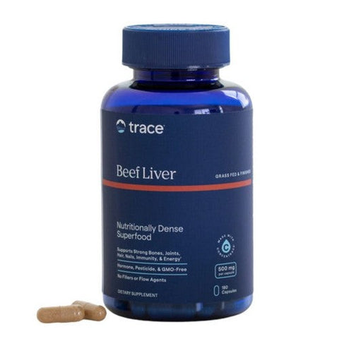Trace Minerals, Beef Liver, 180 Caps Trace Minerals
