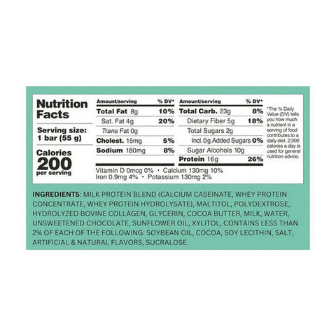 Pure Protein, Barebells Soft Protein Bar Minty Chocolate, 12 Count Pure Protein
