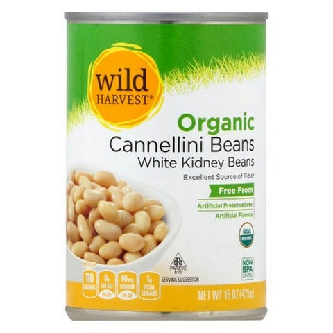Organic Cannellini Beans 15 Oz (Case Of 12) by Wild Harvest