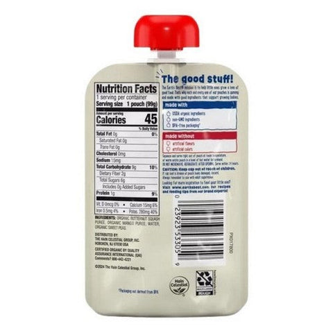Earth's Best, Butternut Squash Mango And Sweet Peas, 3.5 Oz (Case Of 12)