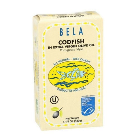 Codfish In Extra Virgin Olive Oil 4.25 Oz (Case Of 6) by Bela
