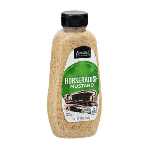 Mustard Horsradish 12 Oz (Case Of 12) by Essential Everyday