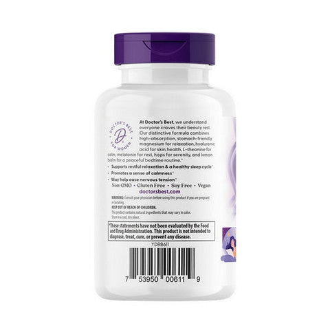 Doctors Best, Women's Beauty Sleep, 60 Veggie Caps Doctors Best