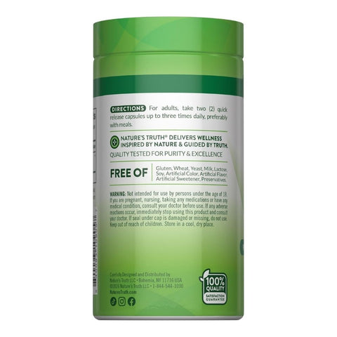 Nature's Truth, Beet Root Quick Release, 1000 Mg, 90 Caps Nature's Truth