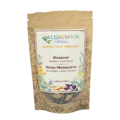Celebration Herbals, Organic Rosehips Seedless Shells Cut And Shifted, 16 Oz Celebration Herbals