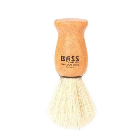 Bass Brushes, Beechwood Shaving Brush With Natural Bristles, 1 Count Bass Brushes