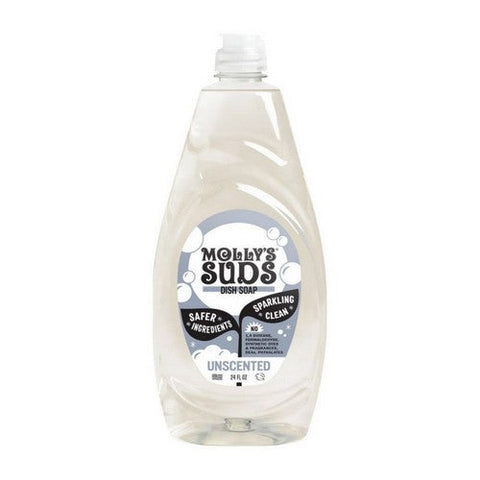 Molly's Suds, Dish Soap Unscented, 24 Oz Molly's Suds