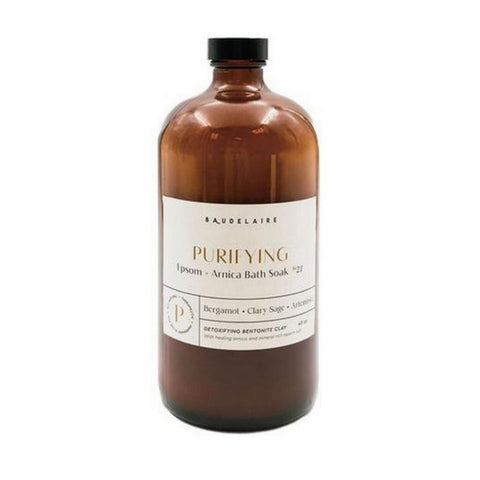 Baudelaire, Purifying Epsom + Arnica Bath Soak, 40 Oz Baudelaire